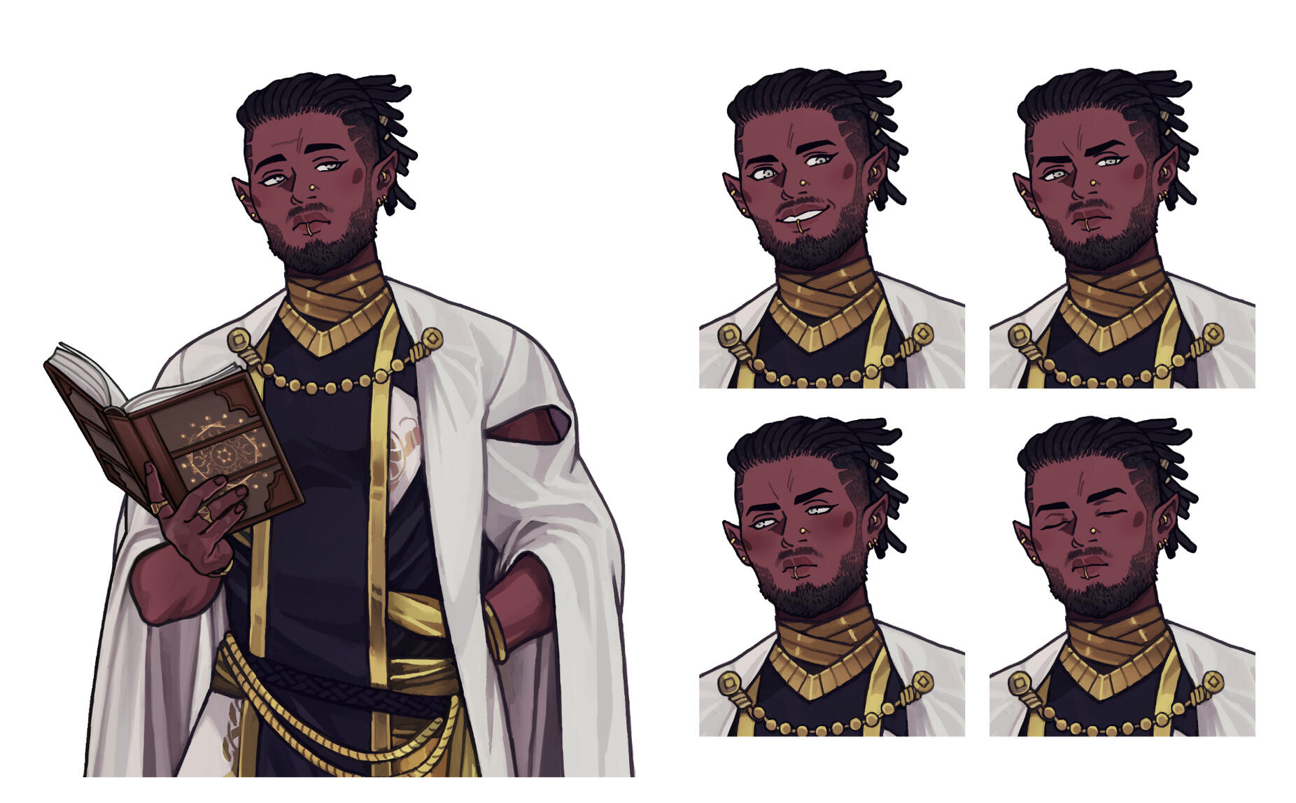 Saaros sprite and expressions